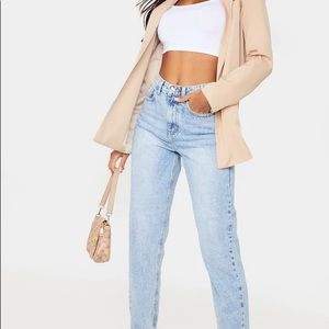 Missguided blue was acid mom jeans